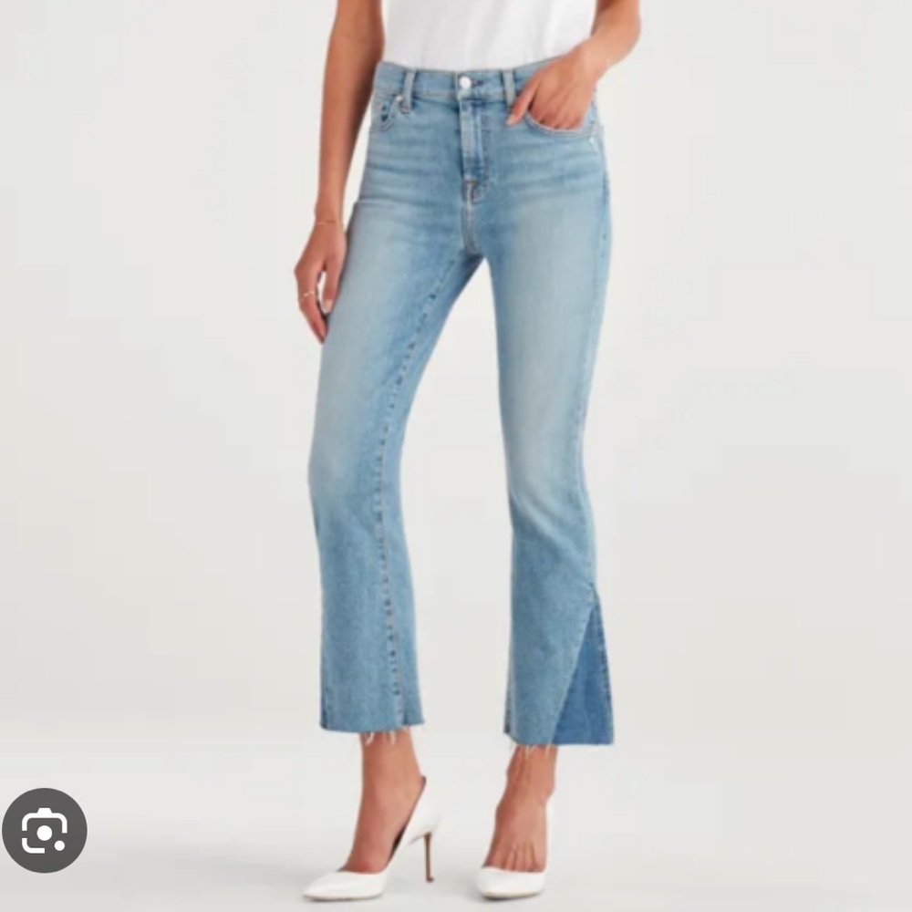 7 For All Mankind | Vintage Mercer High-Rise Slim Ki Jeans
